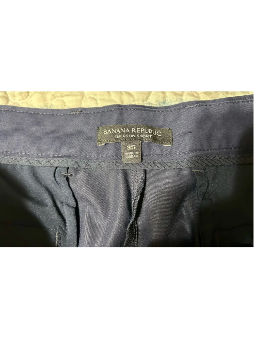Banana Republic Men’s Shorts Size 35 Blue Chino Emerson